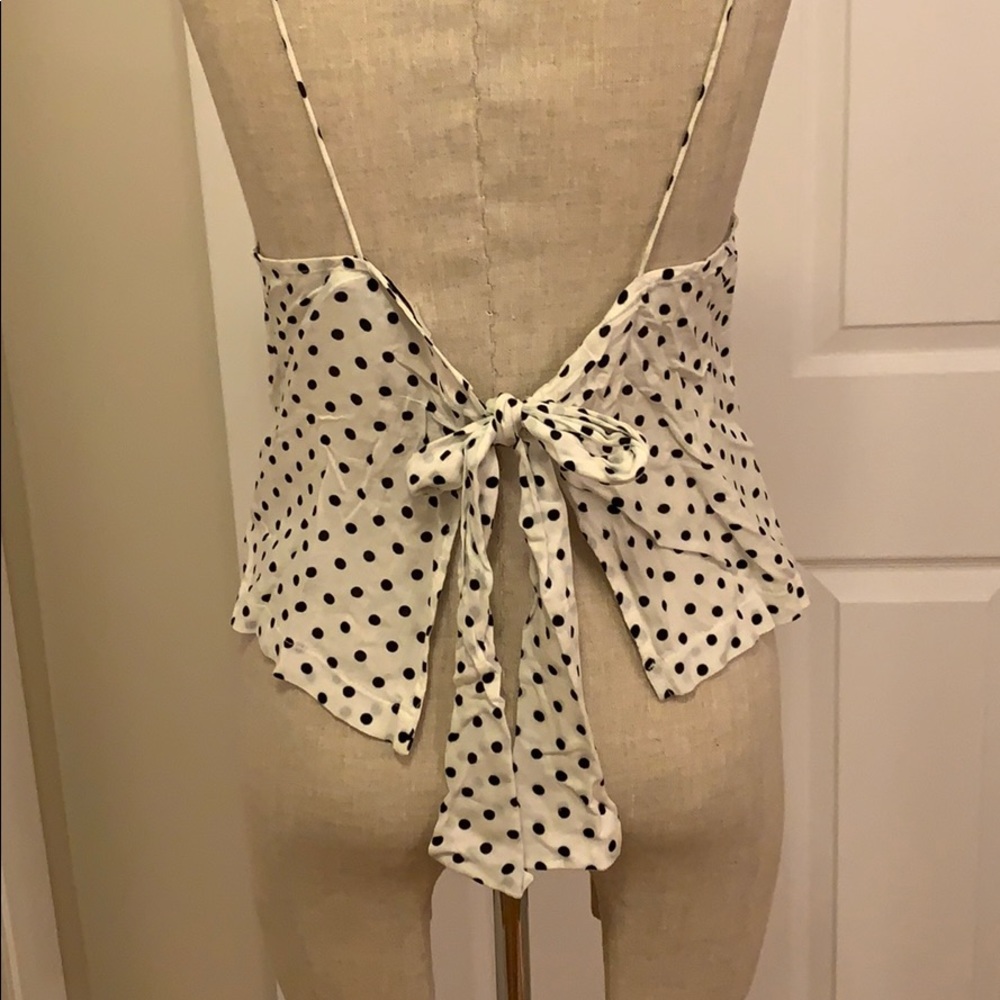 Lush tie back top
